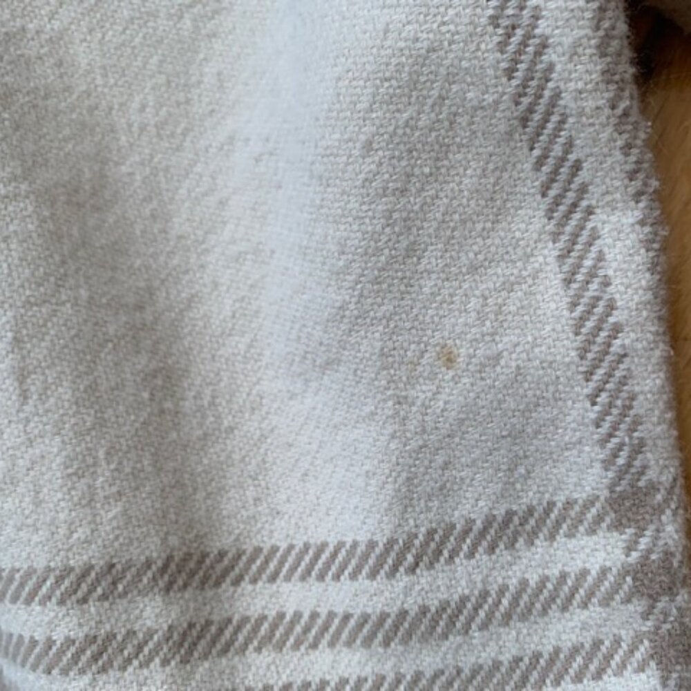 The B.C. Clothing Co Cream Plaid Shacket | Small - Picture 3 of 8